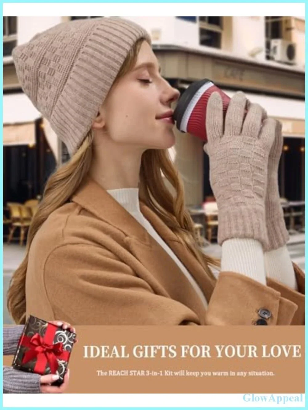Winter Touch Screen Knit Gloves Women Thermal Warm